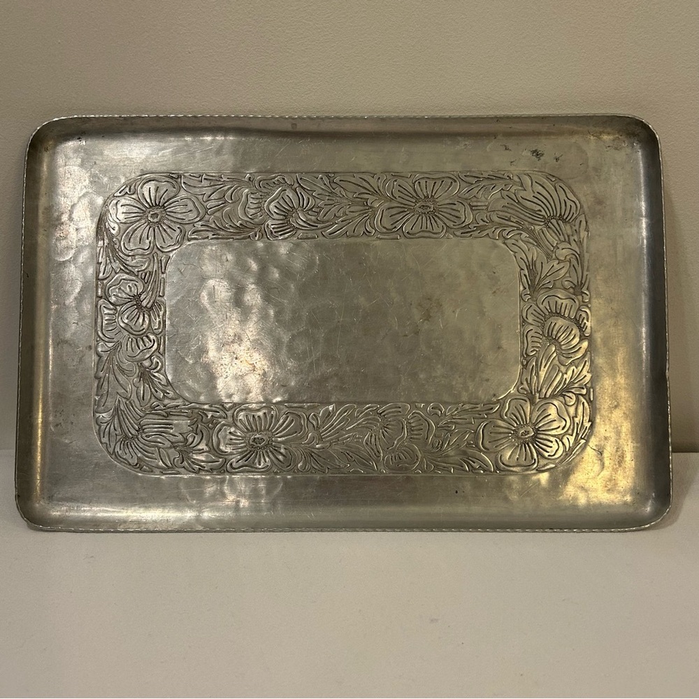 Aluminum Everlast Wild Rose Tray